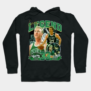 Larry Bird Legend Air Bird Basketball Signature Vintage Retro 80s 90s Bootleg Rap Style Hoodie